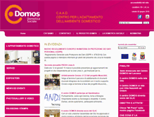 Tablet Screenshot of domoticasociale.it